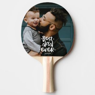 Bester Papa Aller Jeweils Individuelles Foto Vater Tischtennis Schläger