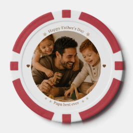 Bester Papa Aller Poker Chips - Vatertagsgeschenk
