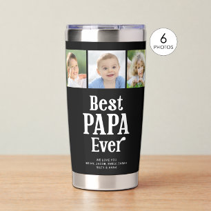 Bester Papa Aller Zeiten 6 Fotos Benutzerdefiniert Thermobecher