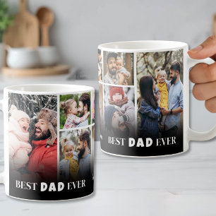 Bester Papa Aller Zeiten 8 Foto Collage Vatertag Kaffeetasse