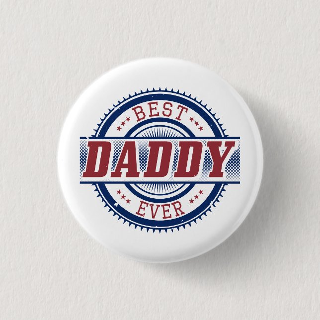Bester Papa Aller Zeiten Benutzerdefinierte Taste Button (Vorderseite)