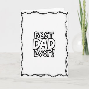 Bester Papa Aller Zeiten Kunstkarte Karte
