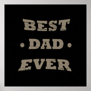 Bester Papa aller Zeiten lustiger Vatertag Poster