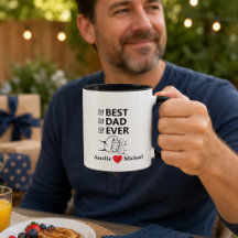 Bester Papa Aller Zeiten Personalisierter Becher
