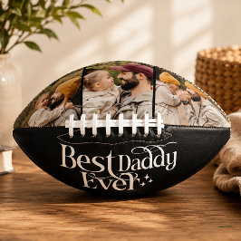 Bester Papa Aller Zeiten Personalisiertes Foto Football