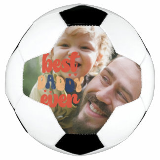 Bester Papa Aller Zeiten Retro Personalisiertes Fo Fußball