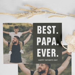 Bester. Papa. Aller Zeiten. Vatertag Mitteilungskarte