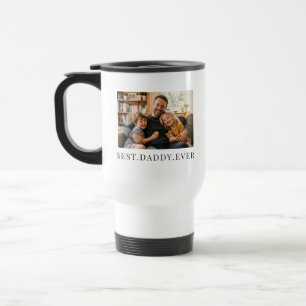 Bester Papa aller Zeiten Vatertagsgeschenk Foto  Reisebecher