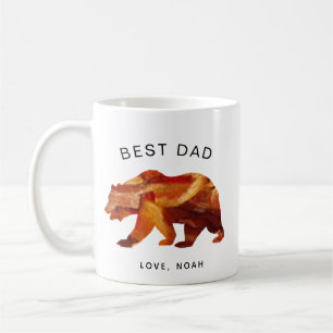 Bester Papa bacon Grillen Liebhaber Papa Bär Vate Kaffeetasse