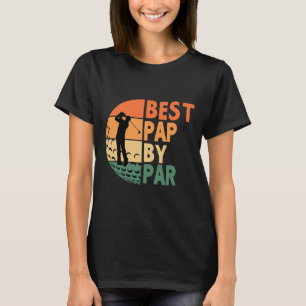 Bester Papa beim Par Golfen Lustiger Golf Golfer T-Shirt