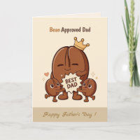 Bester Papa-Bohne-Süßer-Kaffeebohne-Vatertag