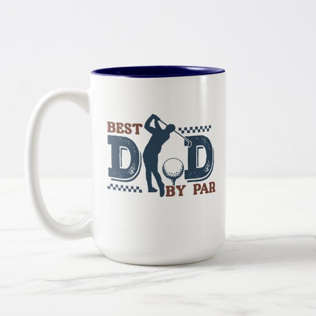 Bester Papa By Par Kaffeetasse (Links)