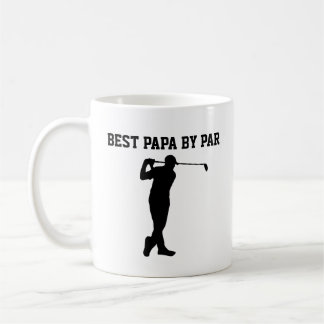 Bester Papa By Par Personalisierte Namens-Golfteas Kaffeetasse
