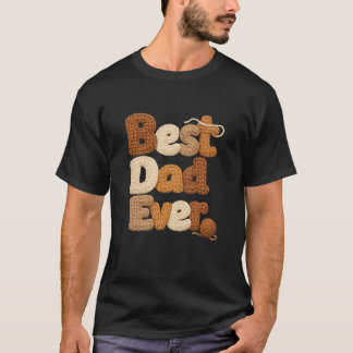 Bester Papa Crochet Style Cozy Shirt