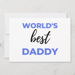 Bester Papa der Welt bl Feiertagskarte