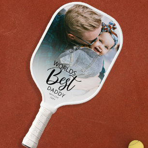 Bester Papa der Welt   Foto Pickleball Schläger