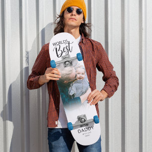 Bester Papa der Welt   Foto Skateboard