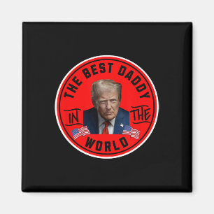Bester Papa der Welt Lustiger Trump  Magnet