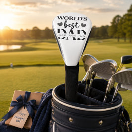 Bester Papa der Welt personalisierte Golf-Schlagko Golf Headcover