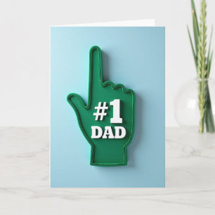Bester Papa der Welt Schaumstoff-Handkarte Karte