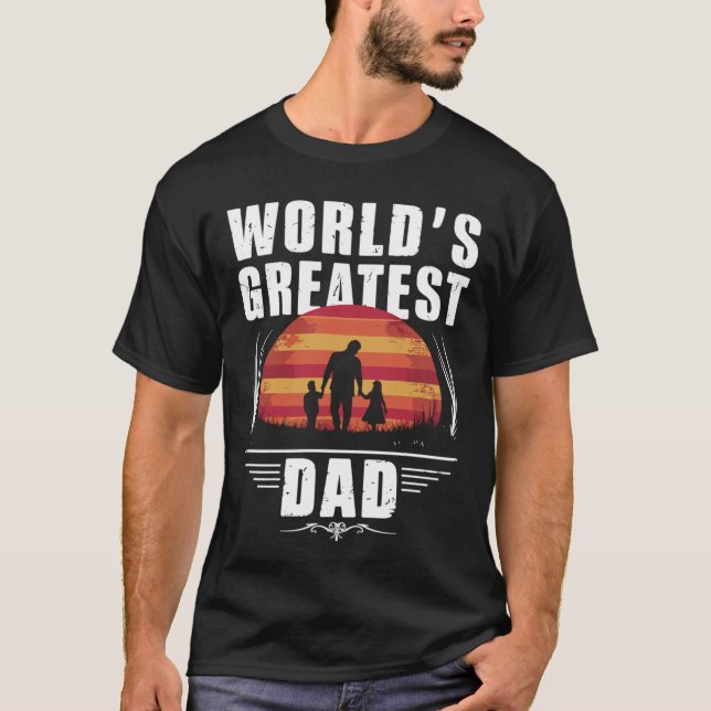 Bester Papa der Welt T-Shirt (Vorderseite)