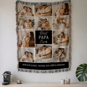 Bester Papa Ever 11 Foto-Wurfdecke Decke