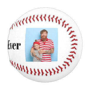 Bester Papa ever Individuelles Foto Vatertagsgesch Baseball