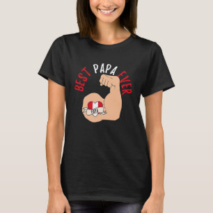 Bester Papa Ever Peruanischer Vatertag T-Shirt
