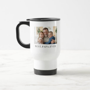 Bester Papa Ever Vatertag Geschenk Foto Reisebecher
