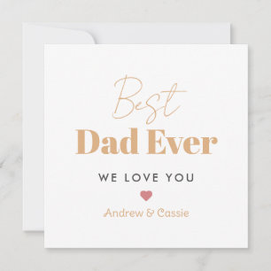 Bester Papa Feiertagskarte