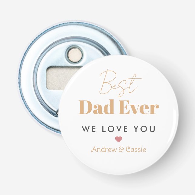 Bester Papa Flaschenöffner (Vorderseite)