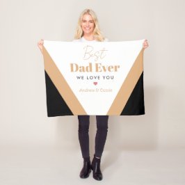 Bester Papa Fleecedecke