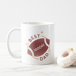 Bester Papa Football Kaffeetasse