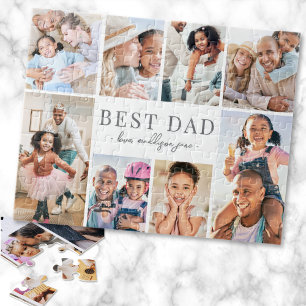 Bester Papa Fotocollage Puzzle
