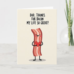 Bester Papa Frühstück Kunstkarte Karte