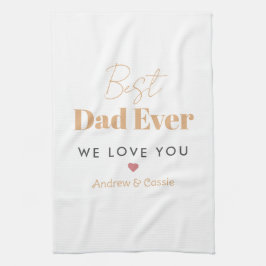 Bester Papa Geschirrtuch