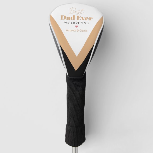 Bester Papa Golf Headcover (Vorderseite)