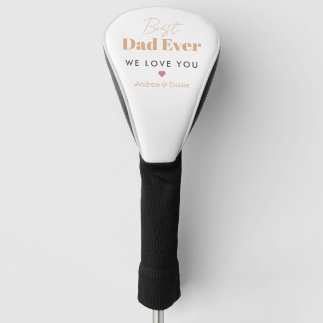 Bester Papa Golf Headcover (Vorderseite)
