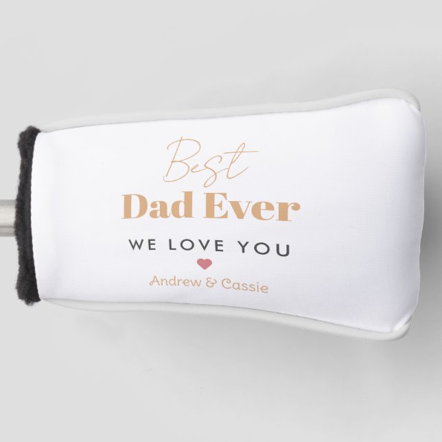 Bester Papa Golf Headcover (Vorderseite)