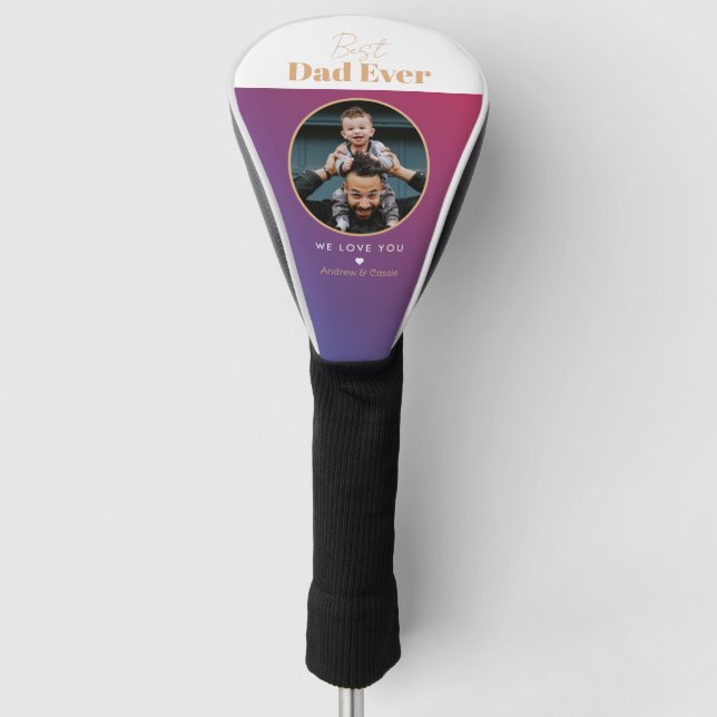 Bester Papa Golf Headcover (Vorderseite)