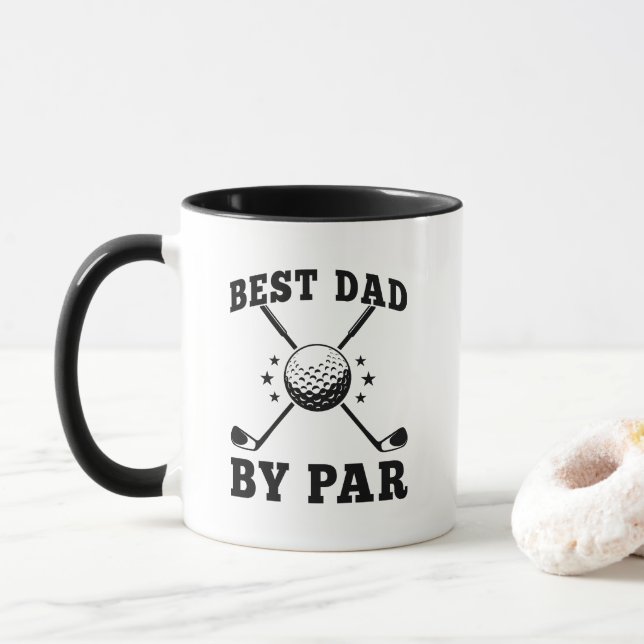 Bester Papa Golf Tasse (Mit Donut)