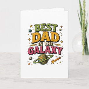 „Bester Papa im Universum“ Karte