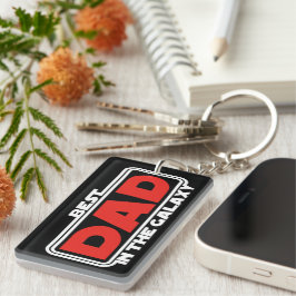 Bester Papa im Universum Schlüsselanhänger