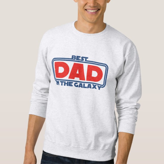 Bester Papa im Universum Sweatshirt (Vorderseite)