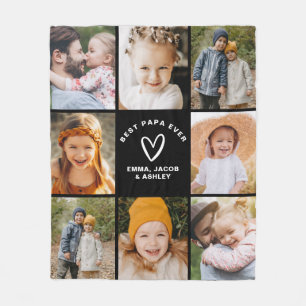 Bester Papa-Instagramm für je 8 Foto Fleecedecke