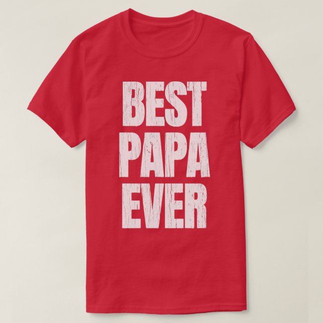 Bester Papa je2 T-Shirt (Design vorne)