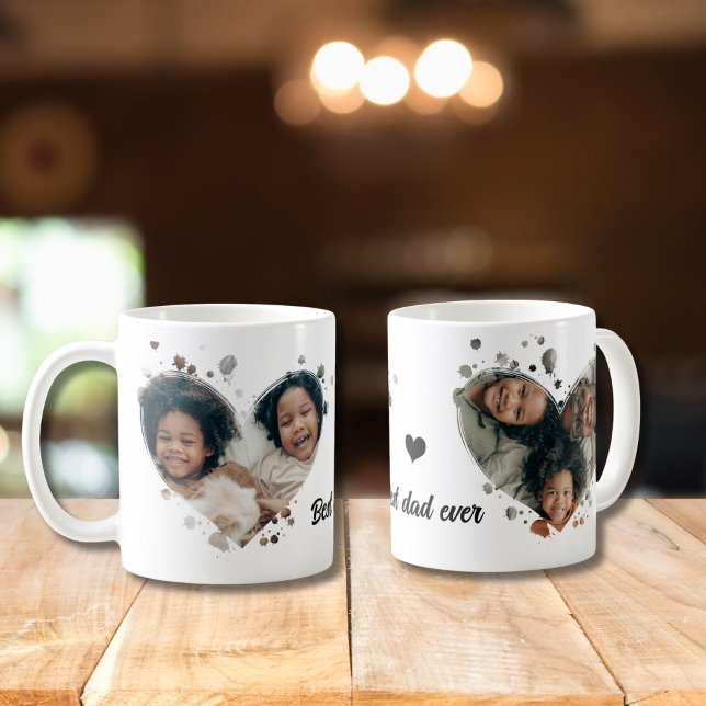 Bester Papa je 2 Fotos Tasse (Von Creator hochgeladen)