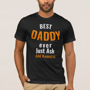 Bester Papa je. Personalisieren des T - Shirt