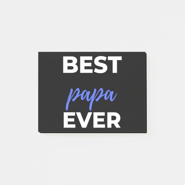 Bester Papa je Post-it Klebezettel (Vorderseite)