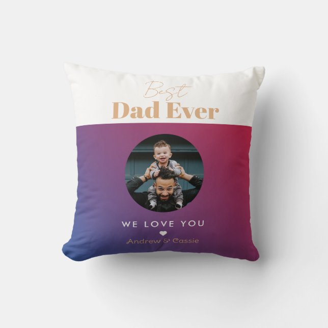 Bester Papa Kissen (Vorderseite)